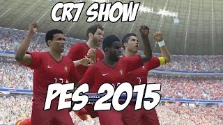 PES 2015 Gameplay Cristiano Ronaldo HatTrick 3 GOLS [upl. by Inahpit129]