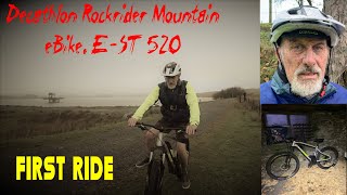 Decathlon Rockrider Mountain eBike EST 520  First Ride [upl. by Bennion746]