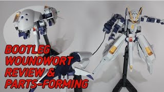 Bootleg Woundwort  HG 1144 Gundam TR6 Woundwort Review and Partsforming plamo gundam [upl. by Elnore]