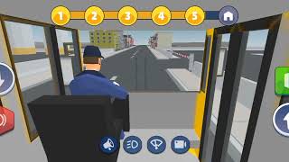 School Bus simulator game 3D viewing [upl. by Noedig]