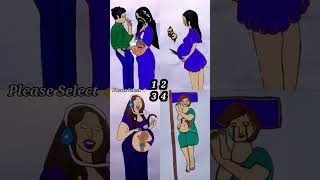 4 Deep Meaning Videos About Pregnancy timepart94 afreenartannimationvideoshortspregnencyart [upl. by Galatia]