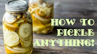 How to Pickle ANYTHING Quick Pickling Tutorial [upl. by Eelydnarb]