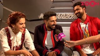 Manmarziyaan Cast Interview  Taapsee Pannu Abhishek Bachchan Vicky Kaushal [upl. by Mccready]