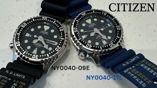 Citizen Automatic Diver NY004009E amp NY004017L [upl. by Launce3]