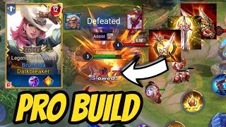 SILUCACELICABrunhilda PRO BUILD GAMEPLAY  AoV  傳說對決  RoV  Liên Quân Mobile [upl. by Fesuoy]