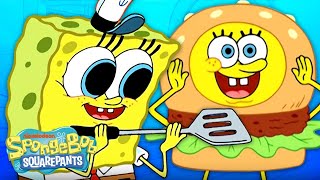 SpongeBob Loving the Krusty Krab for 7 Minutes 😍🍔  SpongeBob [upl. by Ainitsirc]