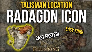 Radagon Icon Talisman Location  Cast Spells Faster [upl. by Aisiram]