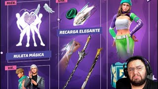 Nueva Agenda Semanal de FREE FIRE  Puños de PLATA Skins Callejeros Elegantes y Más [upl. by Kumar]