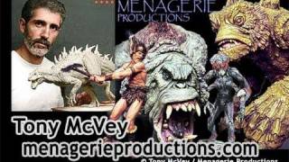 Monster Model Review 133 Tony McVey Special Effects Artist  Sculptor [upl. by Akimal]