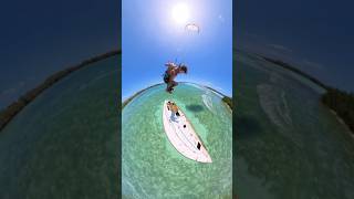 Crazy Kitesurfer Jumps Over A Sunken Boat 😱🤯 [upl. by Conias]