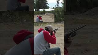 Remington 870 super mag 12 gauge slug shorts remington targetshooting [upl. by Ailero]