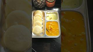 Idli sambharhealthy breakfast ideassouthindianbreakfastidlifoodshortsfeedytshortsshortsviral [upl. by Ireland]