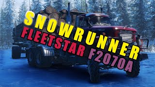 Fleetstar F2070A review SnowRunners BEST starter truck [upl. by Prisca]