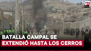 Desalojo de casa en litigio ocasiona violento enfrentamiento en Huarochirí [upl. by Nydia255]