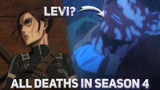 ALL Deaths in Attack on Titan Season 4 [upl. by Dana]