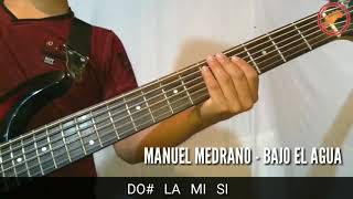 Manuel Medrano  Bajo El Agua bass cover [upl. by Adai]