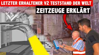 Letzter V2 Raketen Teststand der Welt 40 Meter tiefe unterirdische Bunkeranlage für Treibstoff [upl. by Eimma]