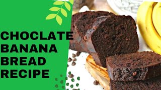 Super Moist Choclate Banana Bread Recipe Easy and Quick Recipe [upl. by Volding]