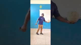 Godfred Annans 5minutes Teaching video on underarm serve in volleyball [upl. by Niatirb]