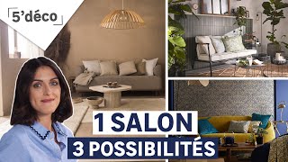 3 idées déco pour décorer votre salon  5 min déco [upl. by Asilam]