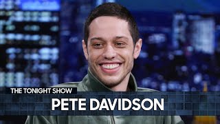 Pete Davidson Gifts Jimmy a Ball Trimmer and Dishes on Casting Joe Pesci in Bupkis  Tonight Show [upl. by Nylynnej]