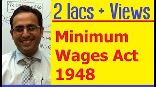 Introduction to Minimum Wages Act 1948 Video1  for CS CMA amp LLB [upl. by Zzaj]