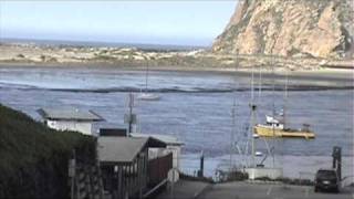 CALIFORNIA TSUNAMI Tidal Wave Surge retreat in Morro Bay 3112011 [upl. by Ancalin]