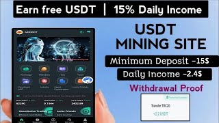 Usdt quantify trading platform  Crypto earning site  Usdt trx mining website  usdt earning site [upl. by Checani]