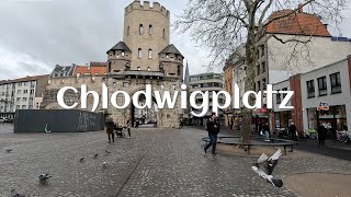 Walking tour in Cologne  Chlodwigplatz 4K 60fps [upl. by Brande]