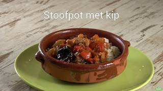 Recept Stoofpot met kip pruimen en [upl. by Negeam]