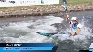 Michal Kopecek Czechia  U23 Final 2024 ICF CanoeKayak Slalom Junior amp U23 World Championships [upl. by Rabka60]