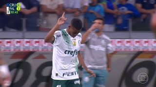 Estevão Willian Palmeiras DEBUT vs Cruzeiro 06122023 CHAMPION of the Brasileirão 2023 [upl. by Aneelahs]