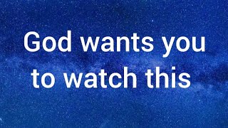 🎉 God wants you to watch this 💥 Gods message for you today 💯 God message today 🦋 God says today 💫 [upl. by Dorelia]