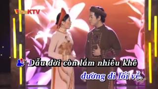 Karaoke Ao Hoa Nhu Quynh amp Quang Le [upl. by Snowber651]