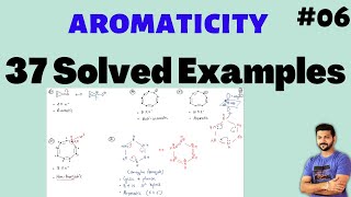 Aromaticity  Aromatic Compounds  Aromaticity Soled Examples  Aromaticity PYQ  Yogi Joshi [upl. by Anier862]