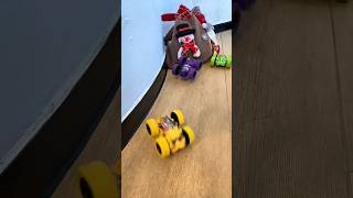 Interactive Inertia Stunt Car  FrictionPowered OffRoad Pull Back Vehicle [upl. by Far769]