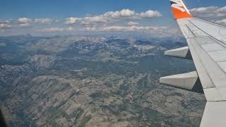 Landing in Podgorica Montenegro 4K [upl. by Kittie]