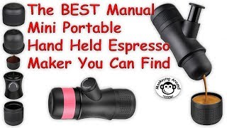 Best Manual Portable Hand Held Espresso Maker by Kaleep review [upl. by Ardnued]