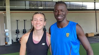 How femke Bol runs so fast  3 tips I learnt [upl. by Nwahsauq]