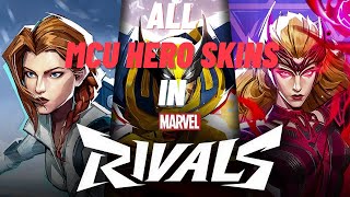 All MCU skins in Marvel RIVALS till now II marvelrivals ironman blackpanther [upl. by Zacharie459]