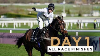 ALL RACE FINISHES FROM DAY 1 OF THE CHELTENHAM FESTIVAL 2023 [upl. by Rolyks]