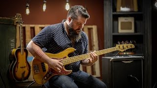 Mike Lull TC4 Bass Guitar  CME Gear Demo  Marc Najjar [upl. by Oicnerolf]