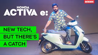 Honda Activa e India gets its first premium Honda electric scooter OVERDRIVE [upl. by Aphrodite]