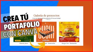 TUTORIAL Creando un Portafolio Digital con Canva [upl. by Giliana6]