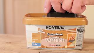 How to Finish Your Interior Doors with Ronseal Wood Varnish [upl. by Adnohs904]