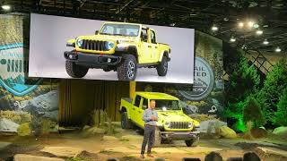 FULL Presentation of 2024 JEEP GLADIATOR WILLYS  2023 Detroit Auto Show [upl. by Llemmart731]