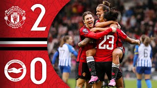 Nikita Parris Cant Stop Scoring 🔥  Man Utd 20 Brighton  WSL Highlights [upl. by Skiest807]