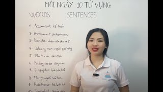 Mỗi ngày học 10 từ vựng Tiếng Anh Day 49 [upl. by Heddy]