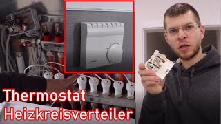 Thermostat für Fußbodenheizung anschließen ElektroM [upl. by Ayikaz467]