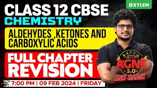 Class 12 CBSE Chemistry  Aldehydes  Ketones and Carboxylic Acids  Full Revision Xylem CBSE 11amp12 [upl. by Haret830]